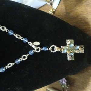 Cookie Lee cross necklace